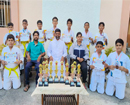 Udupi: Students of MSRM Shetty College, Shirva bag gold/silver/bronze in state-level Karate Champion